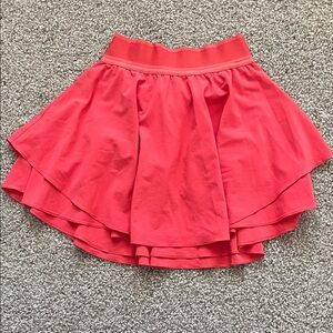 Lululemon Pale Raspberry Court Rival High Rise Skirt Size 0